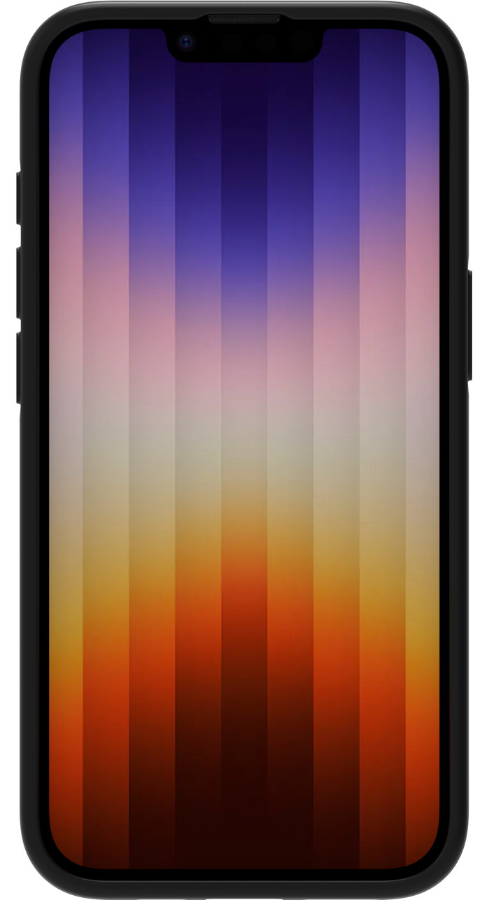 BlueBuilt iPhone 16e Backcover Schwarz rückseite