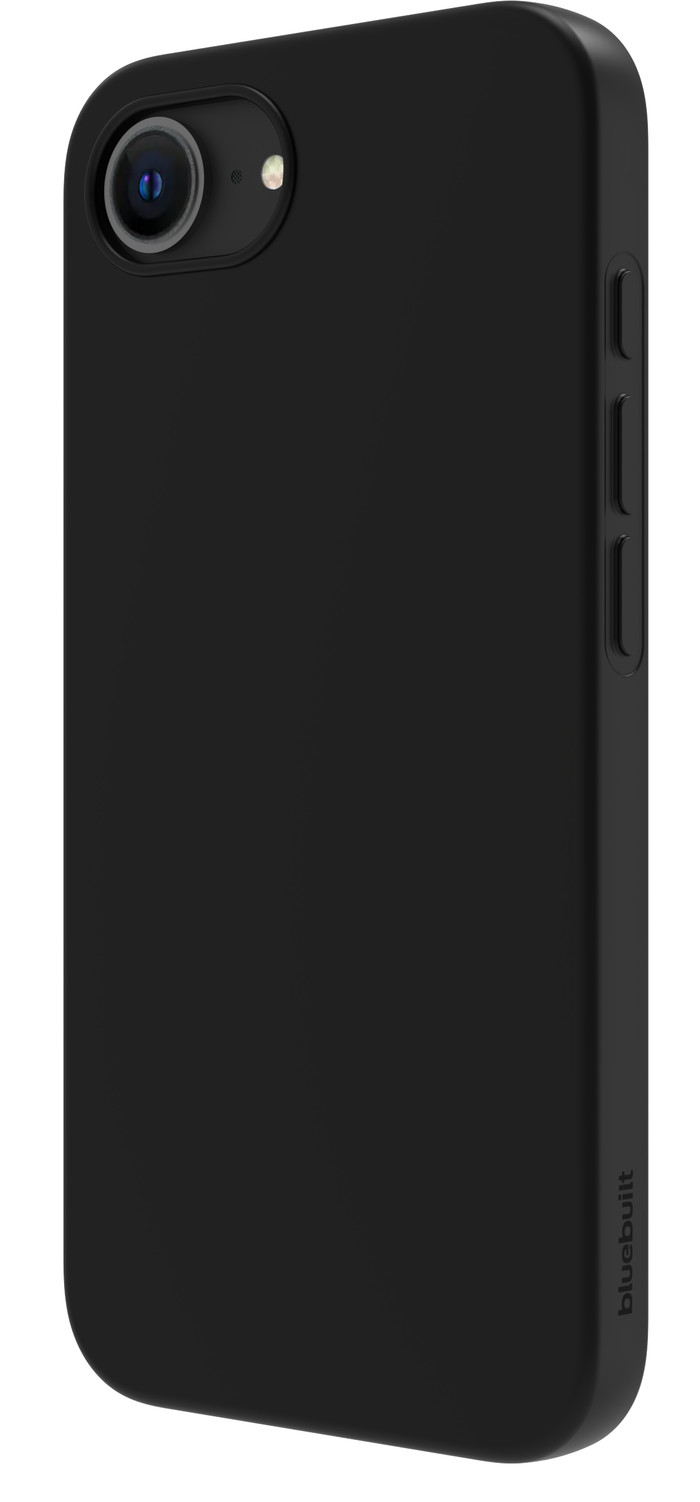 BlueBuilt iPhone 16e Backcover Schwarz linke seite