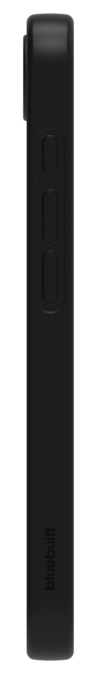 BlueBuilt iPhone 16e Backcover Schwarz linke seite