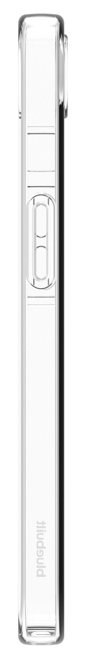 BlueBuilt iPhone 16e Backcover Transparent linke seite