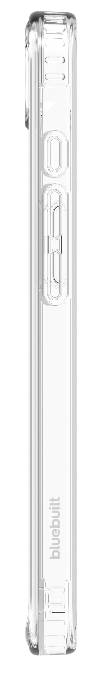 BlueBuilt Protective Back Cover iPhone 16e Transparent left side