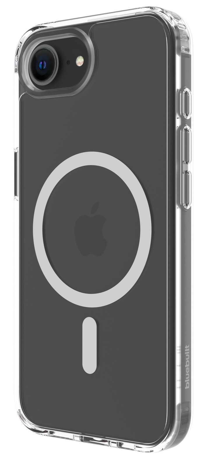 BlueBuilt Protective Back Cover with MagSafe iPhone 16e Transparent front