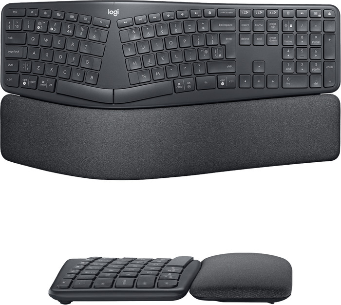 Logitech ERGO K860 Ergonomic Wireless Keyboard QWERTZ vorne