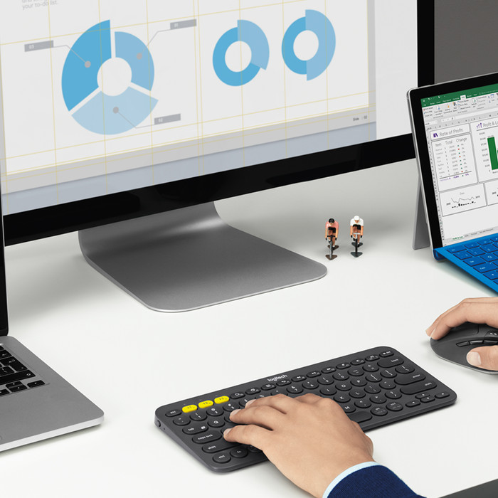 Logitech M720 Triathlon Bluetooth Maus produkt in gebrauch