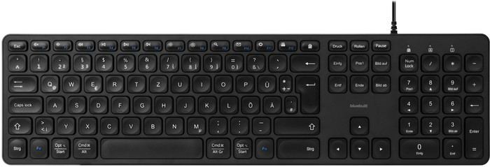 BlueBuilt Wired Keyboard QWERTZ Main Image