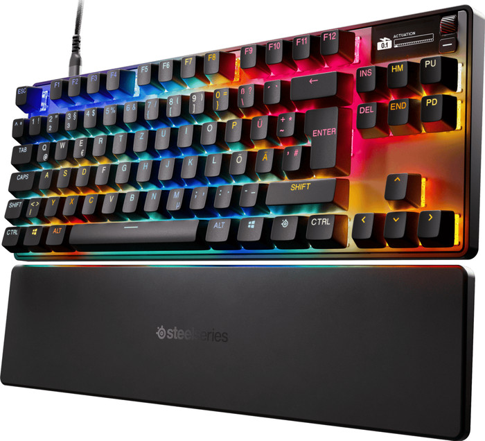 SteelSeries Apex Pro TKL Gen 3 Gaming Keyboard QWERTZ right side