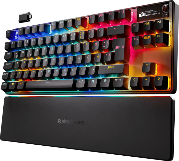 SteelSeries Apex Pro TKL Wireless Gen 3 Gaming-Tastatur Qwertz rechte seite