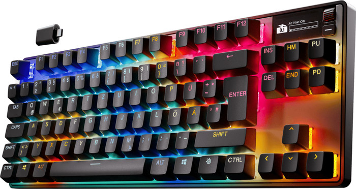 SteelSeries Apex Pro TKL Wireless Gen 3 Gaming-Tastatur Qwertz rechte seite