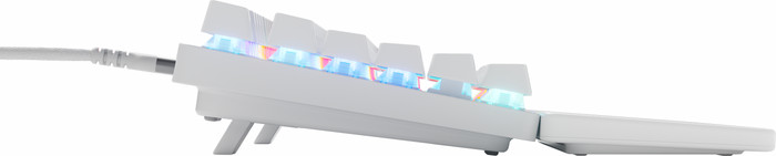 SteelSeries Apex Pro TKL Gen 3 Gaming Keyboard QWERTZ White left side