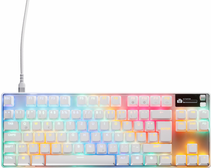 SteelSeries Apex Pro TKL Gen 3 Gaming Keyboard QWERTZ White Main Image