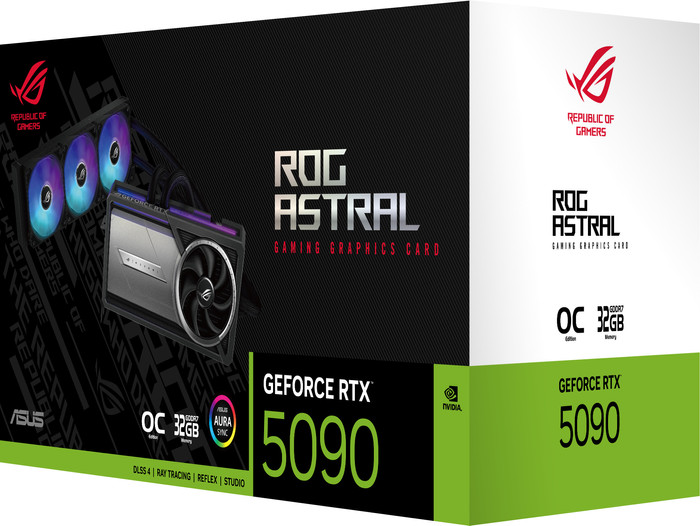 ASUS ROG Astral LC GeForce RTX 5090 OC 32GB packaging