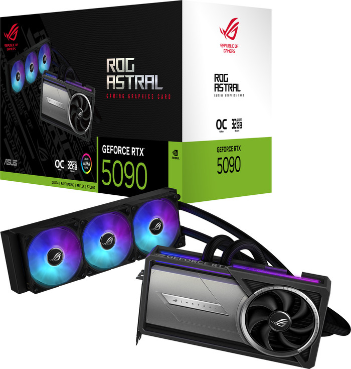 ASUS ROG Astral LC GeForce RTX 5090 OC 32GB packaging