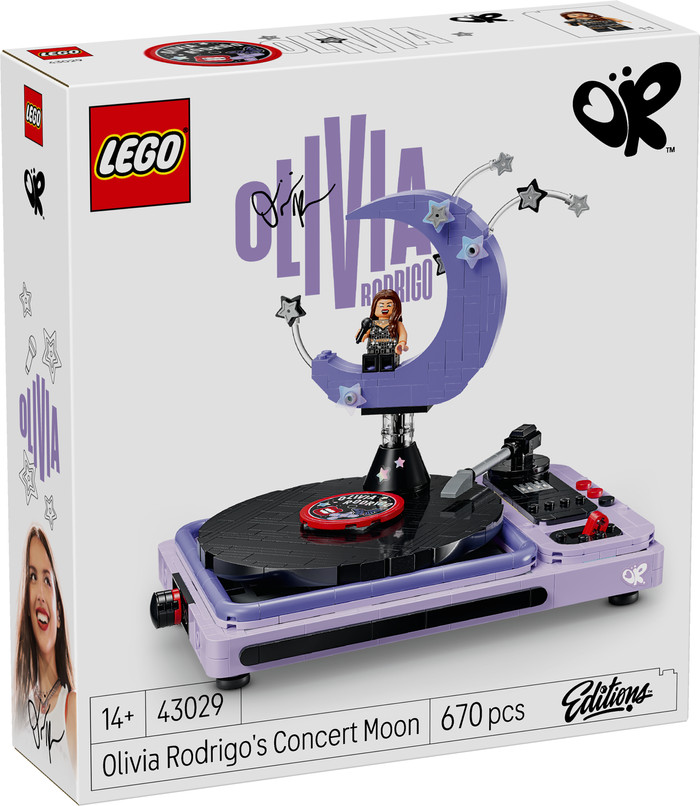 LEGO Editions Olivia Rodrigos Konzertmond 43029 verpackung