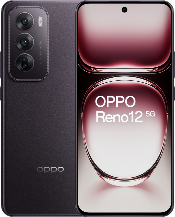 OPPO Reno12 256GB Schwarz 5G Main Image