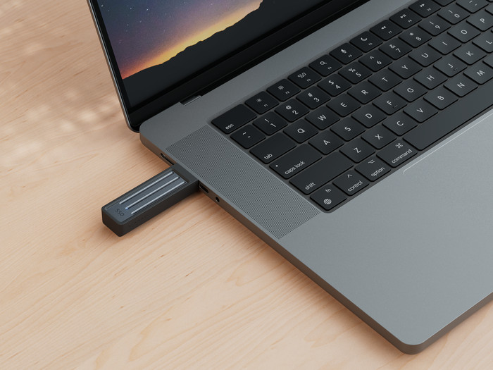 Seagate Ultra Compact SSD 1TB produkt in gebrauch