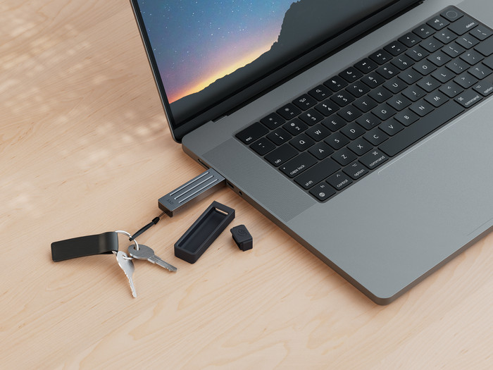 Seagate Ultra Compact SSD 1TB produkt in gebrauch