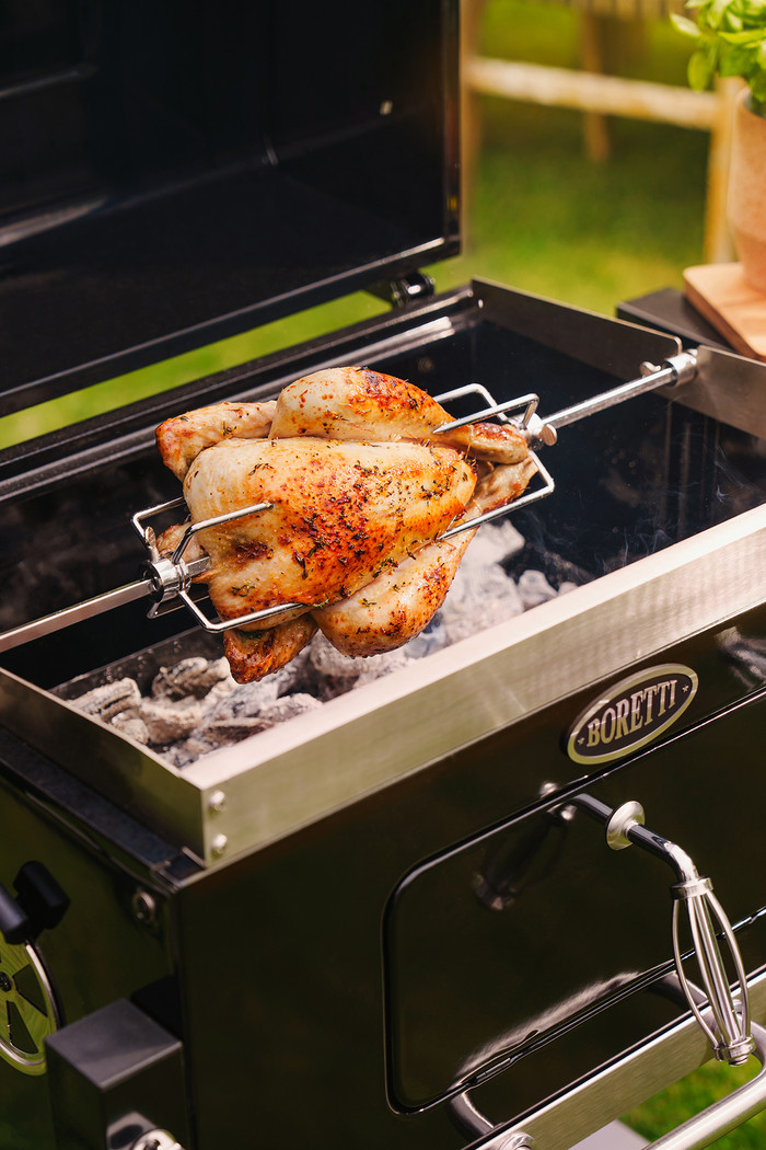 Boretti Spit Carbone product in use
