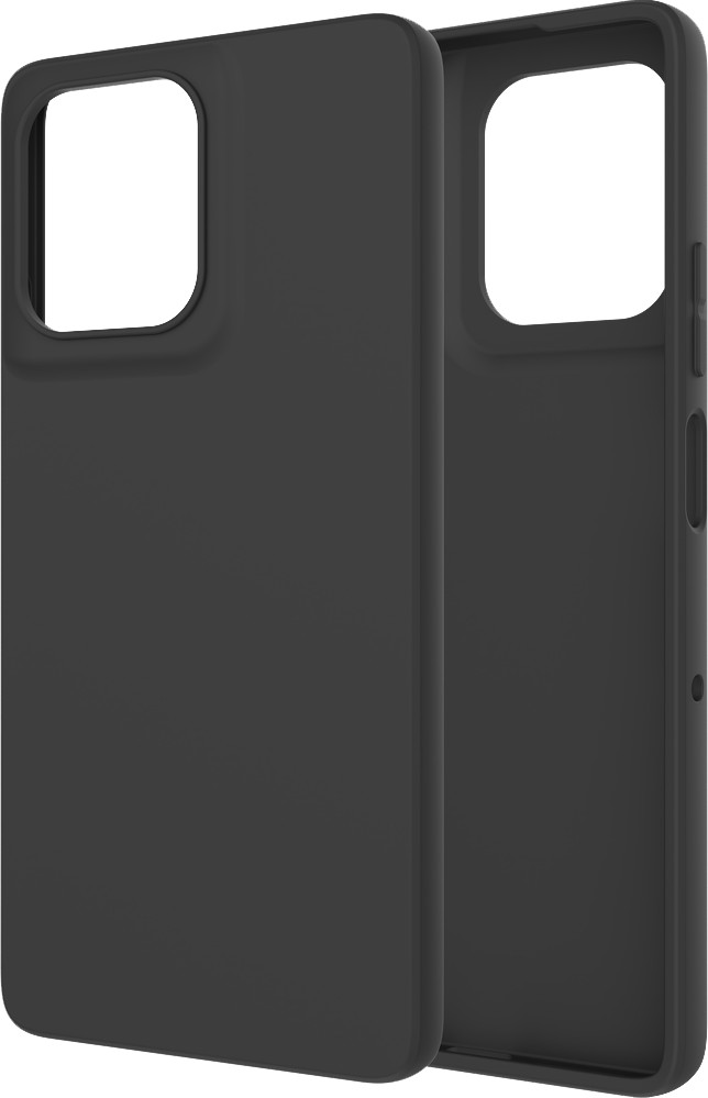 Just in Case Soft Design Motorola Moto G15 / G15 Power Backcover Schwarz linke seite