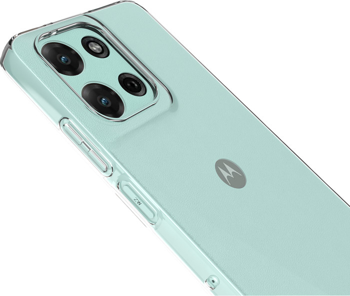 Just in Case Soft Design Motorola Moto G15 / G15 Power Backcover Transparent rechte seite