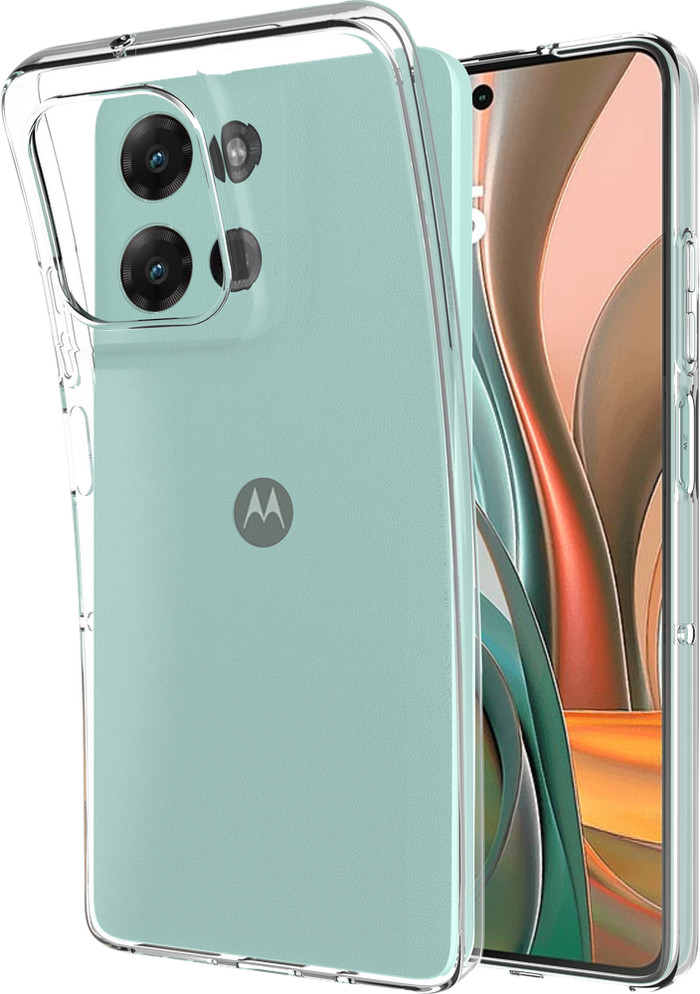 Just in Case Soft Design Motorola Moto G15 / G15 Power Backcover Transparent linke seite