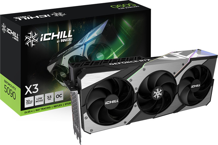 INNO3D GeForce RTX 5090 ICHILL X3 32GB verpackung