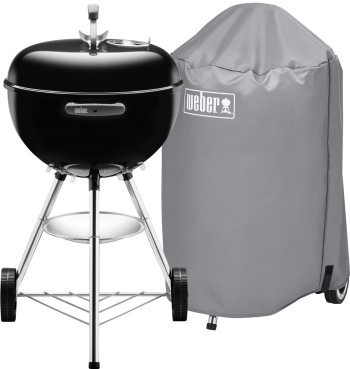 Weber Bar-B Kettle 47cm Black + Weber Barbecue Cover 47cm Main Image