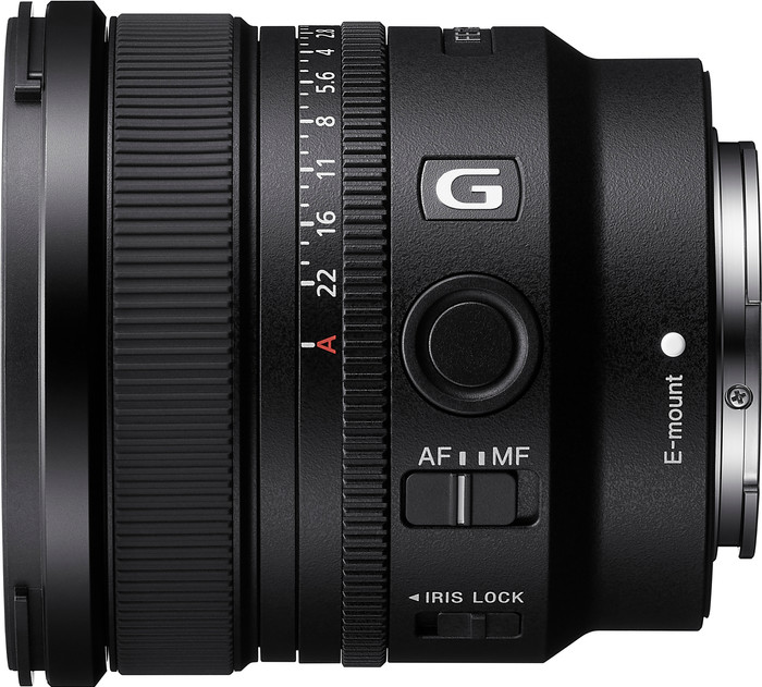 Sony FE 16mm f/1.8 G linke seite