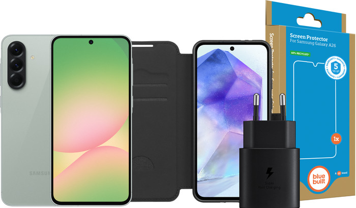 Samsung Galaxy A56 128GB Green 5G + Complete Accessory Pack Main Image