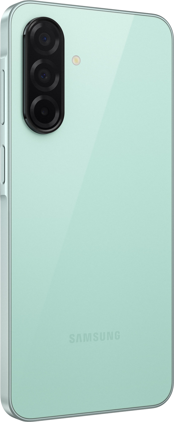 Samsung Galaxy A26 128GB Grün 5G + Samsung Ladegerät 25 Watt Schwarz rückseite