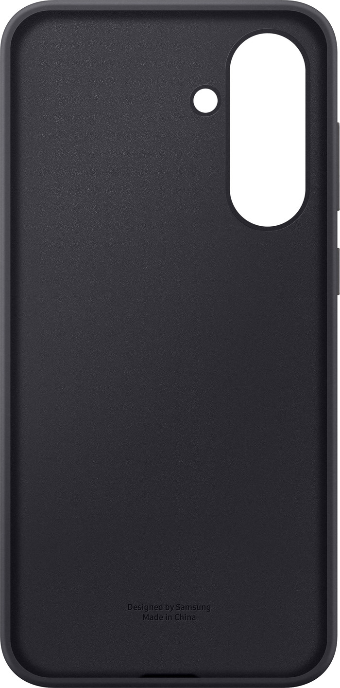 Samsung Galaxy A36 Backcover aus Silikon Schwarz vorne