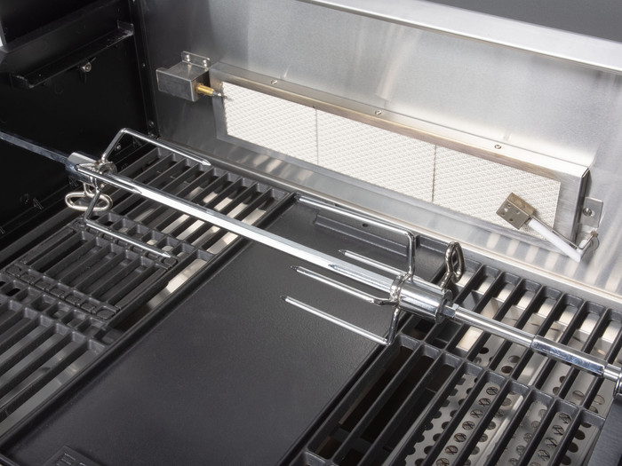 Boretti Drehspieß für Leonardo 2B, 3B und TOP produkt in gebrauch