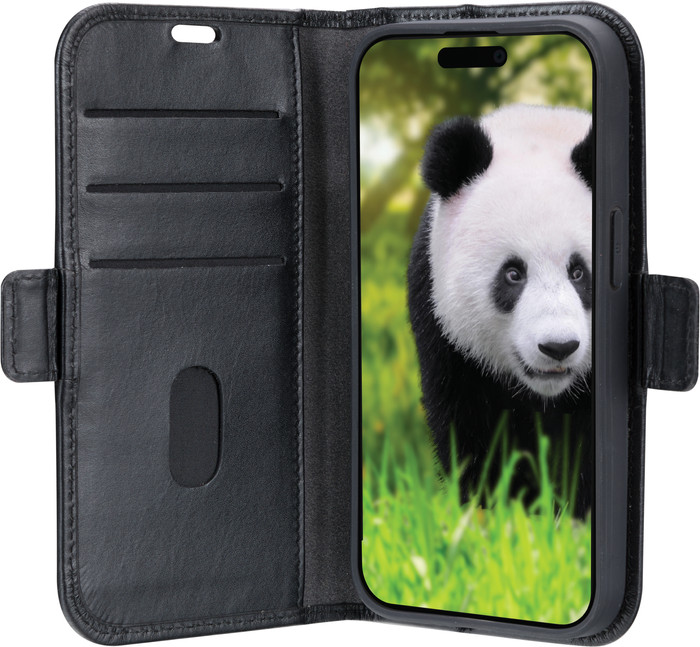 Dbramante1928 Copenhagen Slim iPhone 16e Book Case Leather Black Main Image
