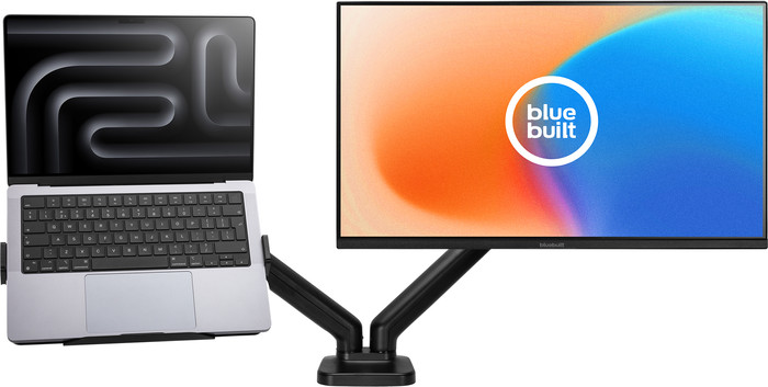 BlueBuilt Universelle Laptophalterung für Monitorhalterungen vorne