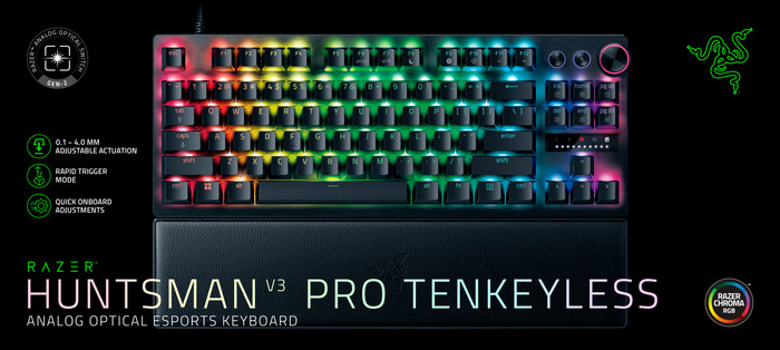 Razer Huntsman V3 Pro TKL Gaming Keyboard QWERTZ visual supplier
