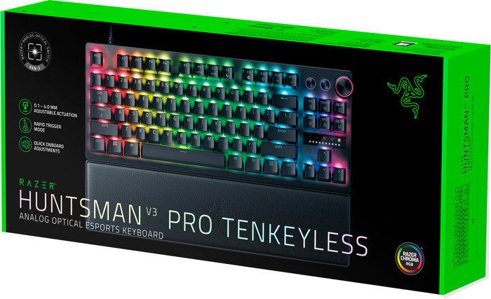 Razer Huntsman V3 Pro TKL Gaming Keyboard QWERTZ packaging