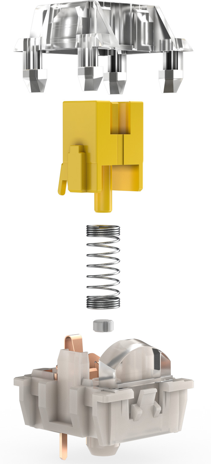 Razer BlackWidow V4 Pro Gaming-Tastatur QWERTZ - Yellow Switch detail