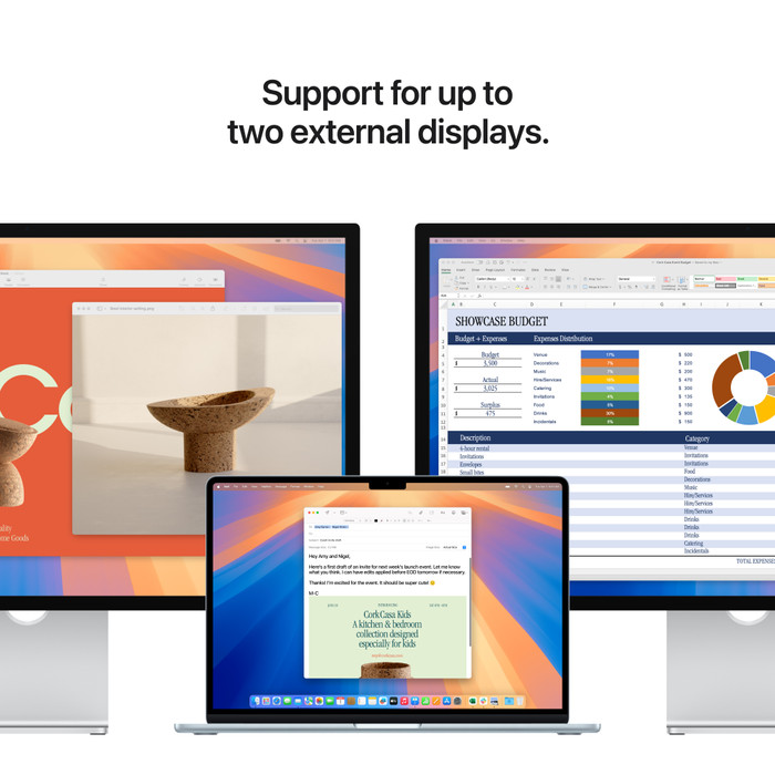 Apple MacBook Air 15 Zoll (2025) M4 (10 Core CPU/10 Core GPU) 16GB/1TB Silber QWERTZ visueller lieferant