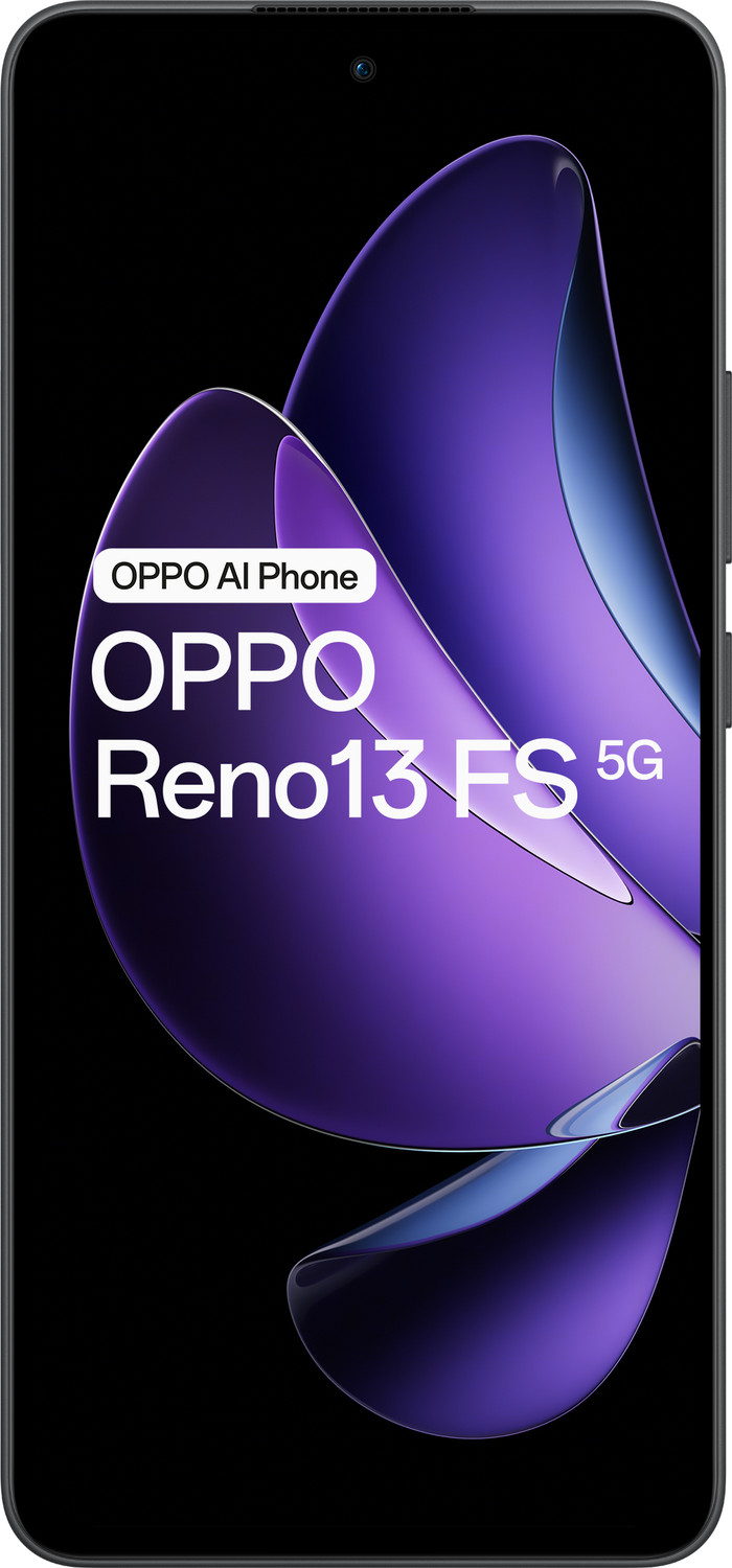 OPPO Reno 13 FS 512GB Schwarz 5G vorne
