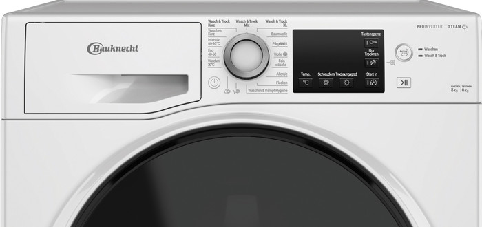 Bauknecht WATK Sense 86S 41 C - 8/6 kg detail