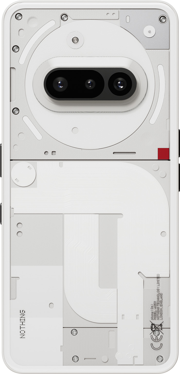 Nothing Phone (3a) 128GB Weiß 5G rückseite