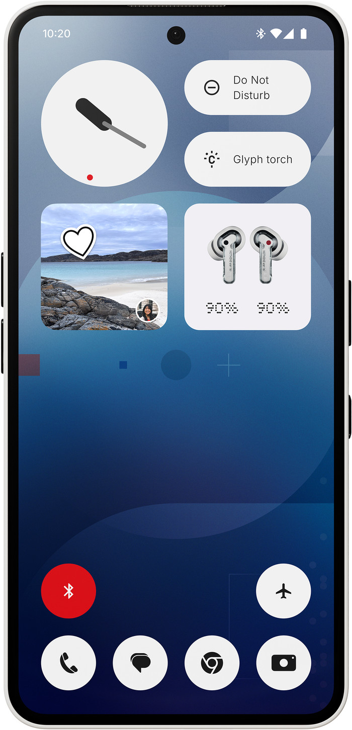 Nothing Phone (3a) 128GB Weiß 5G vorne