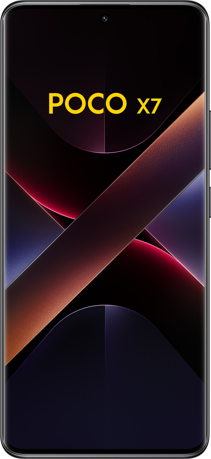 POCO X7 256GB Schwarz 5G vorne