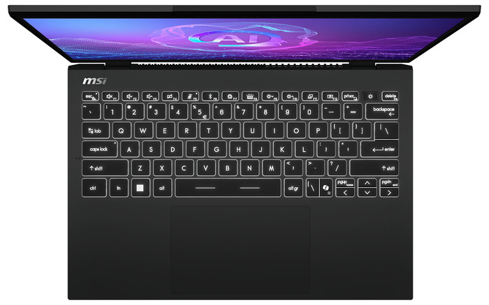 MSI Prestige 13 AI+ Evo A2VMG-009 - 13,3'' - Intel Core Ultra 7 - 32GB RAM/1TB SSD oberseite