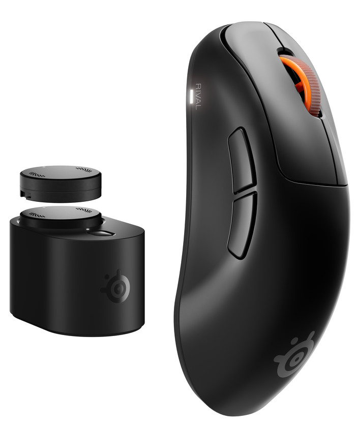 SteelSeries Sensei Pro WL Mini Wireless Gaming Mouse Black combined product