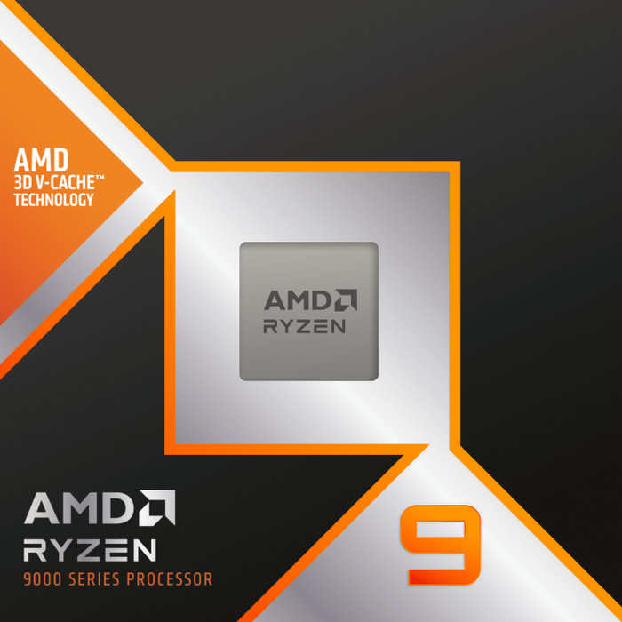 AMD Ryzen 9 9950X3D vorne