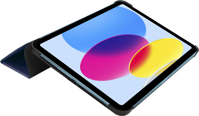 Just in Case Smart Tri-Fold Apple iPad (2025/2022) Book Case Blue front