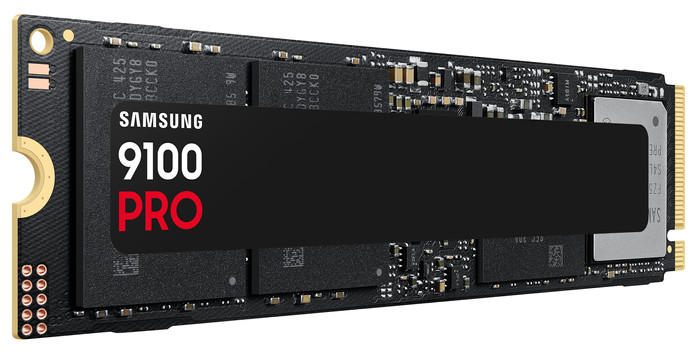 Samsung 9100 Pro 8TB PCIe 5.0 M.2 SSD linke seite
