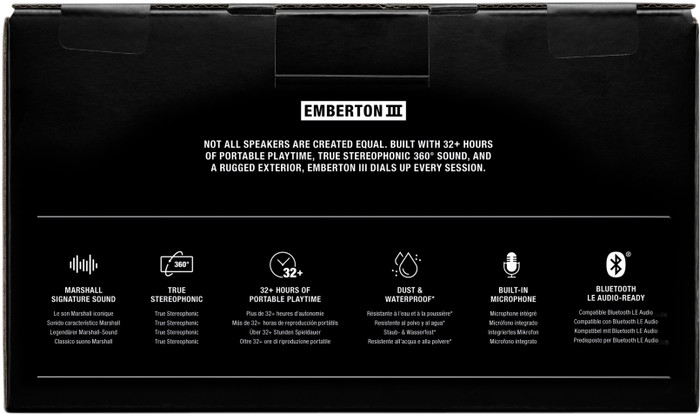 Marshall Emberton III BT Green back