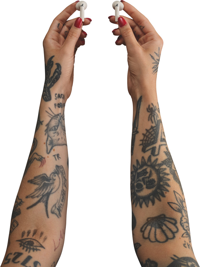 Marshall Minor IV TW Cream product in use