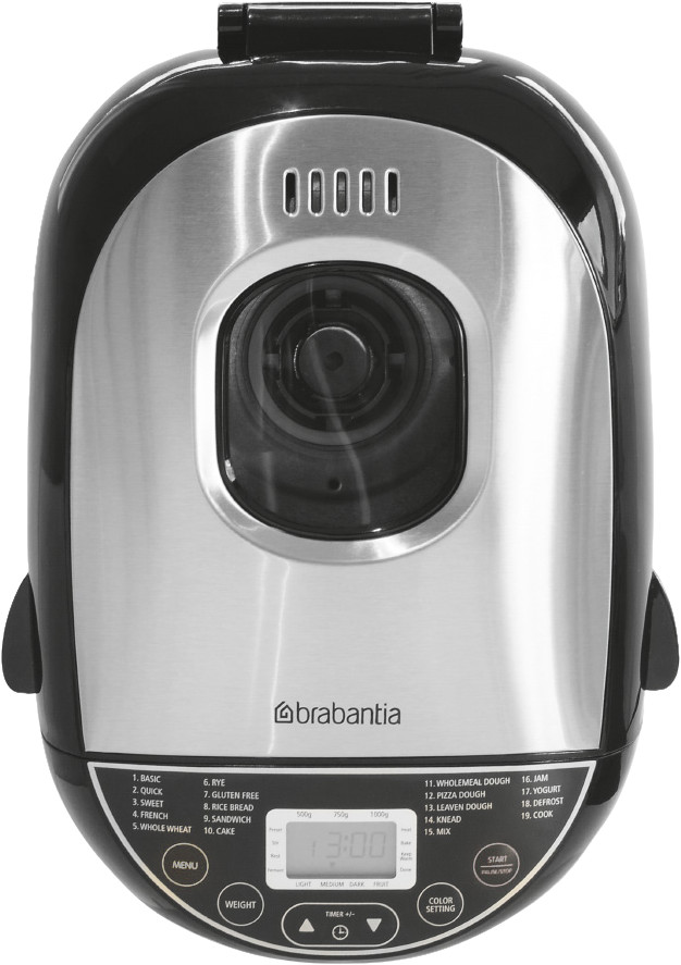 Brabantia Bread Maker Stainless Steel BBEK1114 oberseite